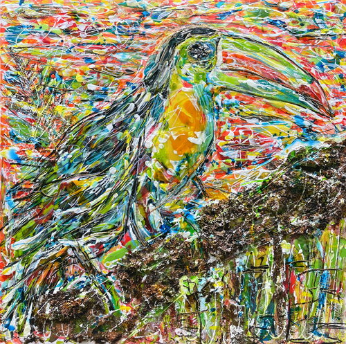 Toucan by Karine Langevin Kjl, Painting for Sale on Select