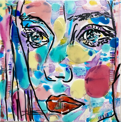 Douce by Karine Langevin Kjl, Painting for Sale on Select