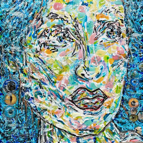 Nova, les Yeux de l’Univers by Karine Langevin Kjl, Painting for Sale on Select