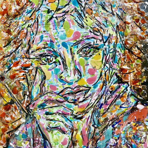Réflexion sur l’Art by Karine Langevin Kjl, Painting for Sale on Select