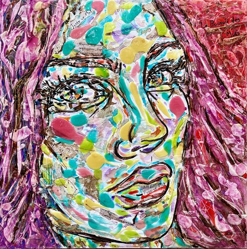 Le Pouvoir des Mots by Karine Langevin Kjl, Painting for Sale on Select