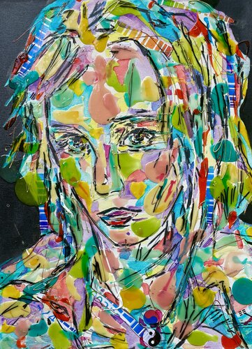 Yalou by Karine Langevin Kjl, Painting for Sale on Select