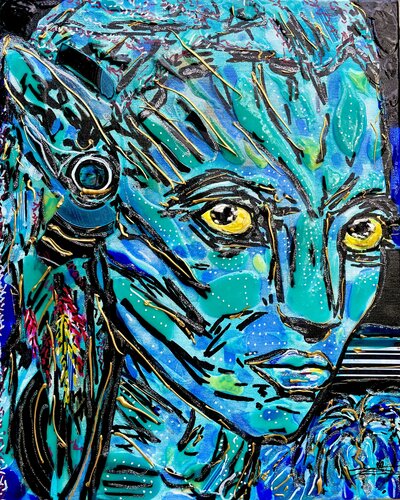Neytiri de Avatar by Karine Langevin Kjl, Painting for Sale on Select