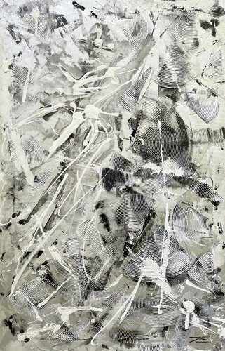 Neige hivernale (2009) by Karine Langevin Kjl, Painting for Sale on Select