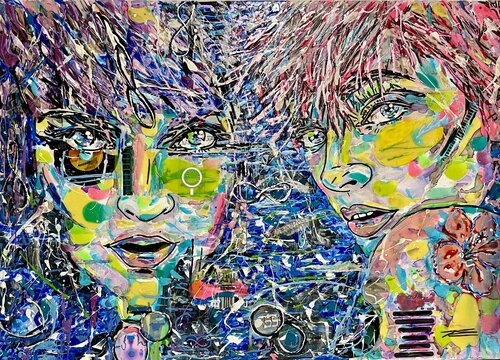Metaverse by Karine Langevin Kjl, Painting for Sale on Select