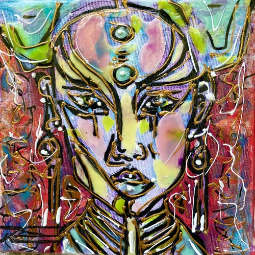 L'Impératrice by Karine Langevin Kjl, Painting for Sale on Select
