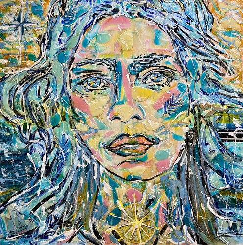 Sailor by Karine Langevin Kjl, Painting for Sale on Select