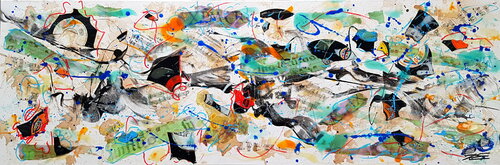 Au Fil du Temps by Karine Langevin Kjl, Painting for Sale on Select