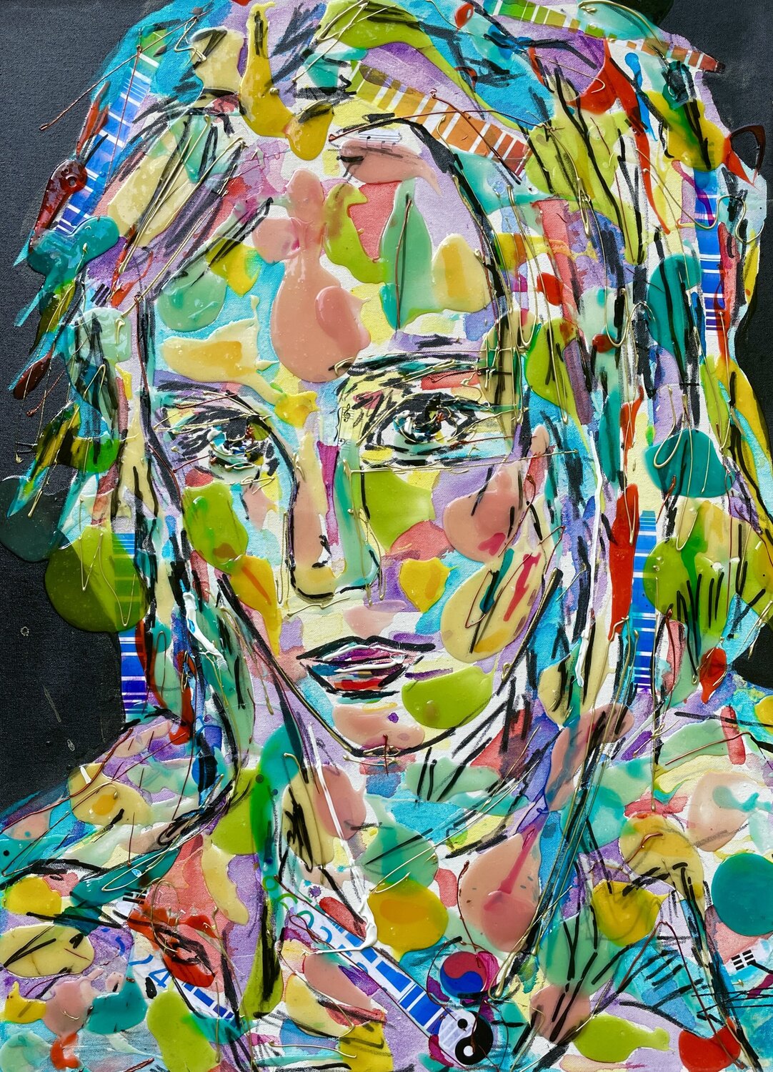 Yalou Karine Langevin Kjl Original painting for sale