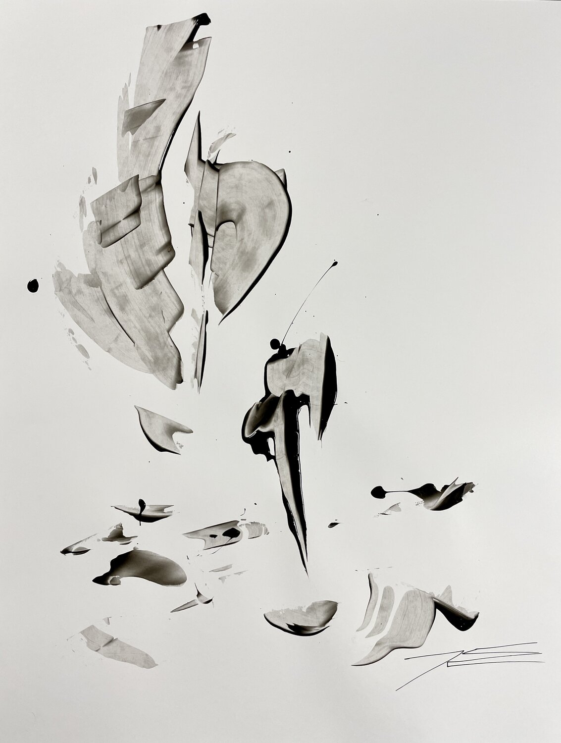 Capitaine Karine Langevin Kjl Drawing for sale