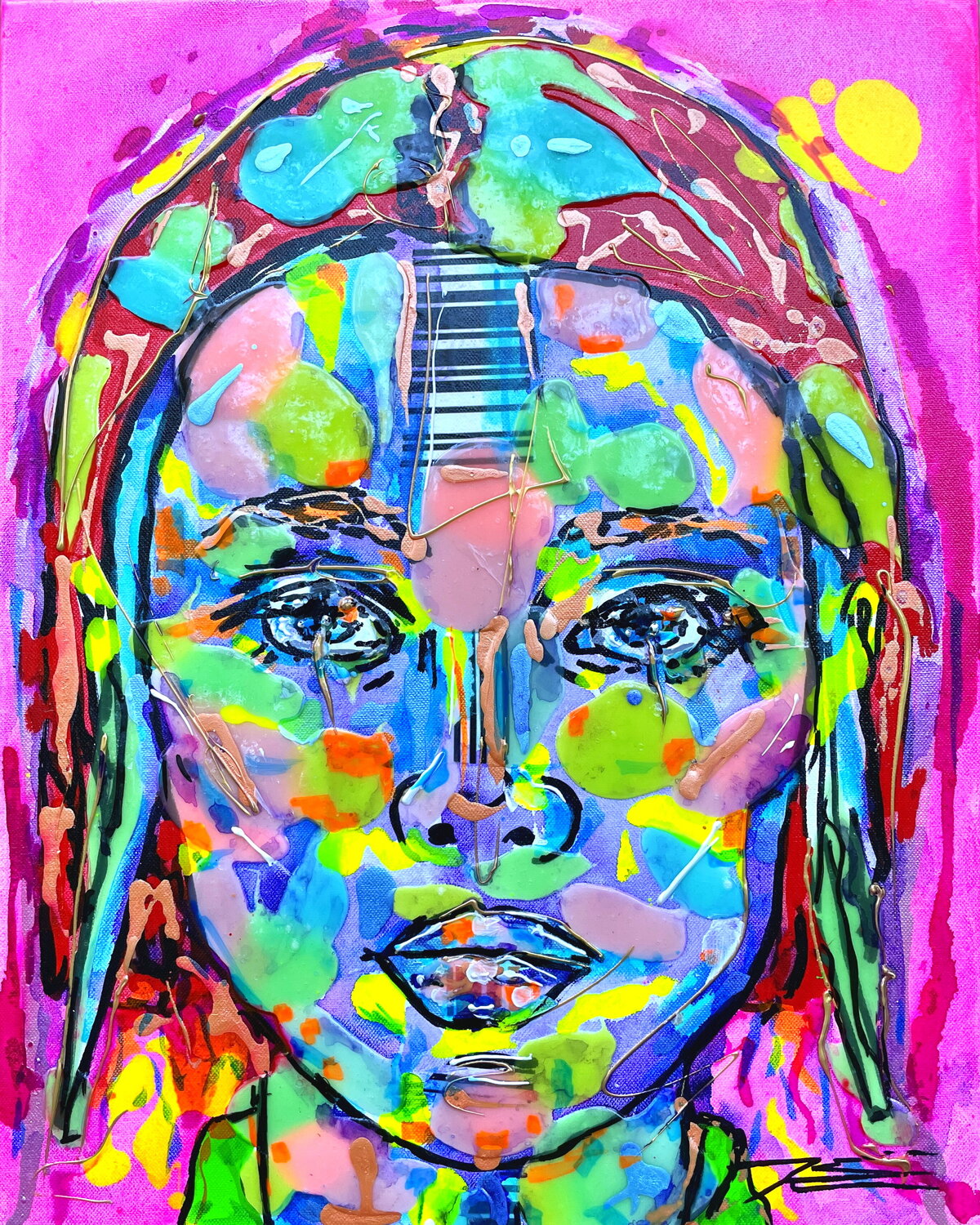 Smoky Fog Karine Langevin Kjl Original painting for sale