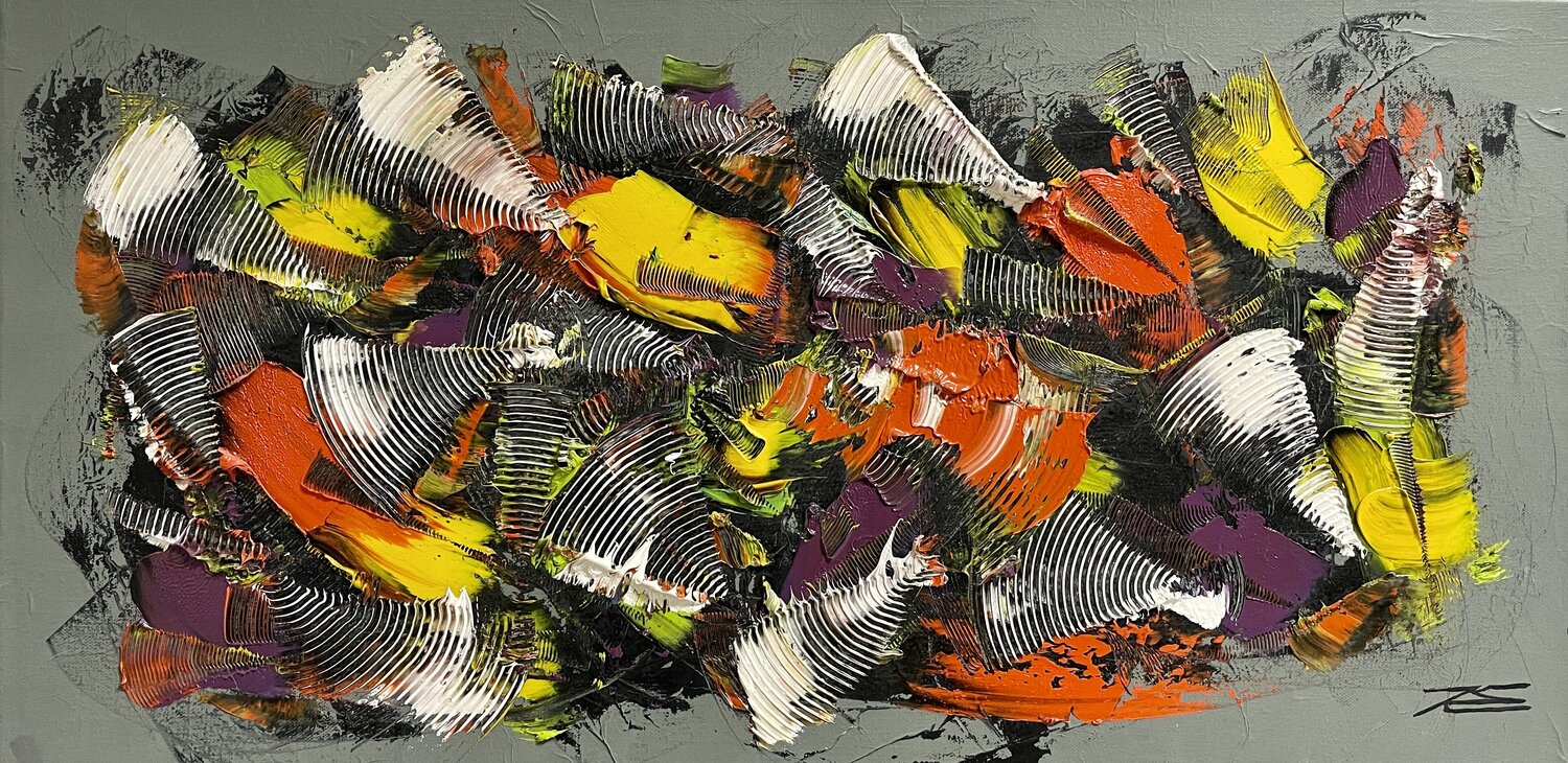 Espagne Karine Langevin Kjl Original painting for sale