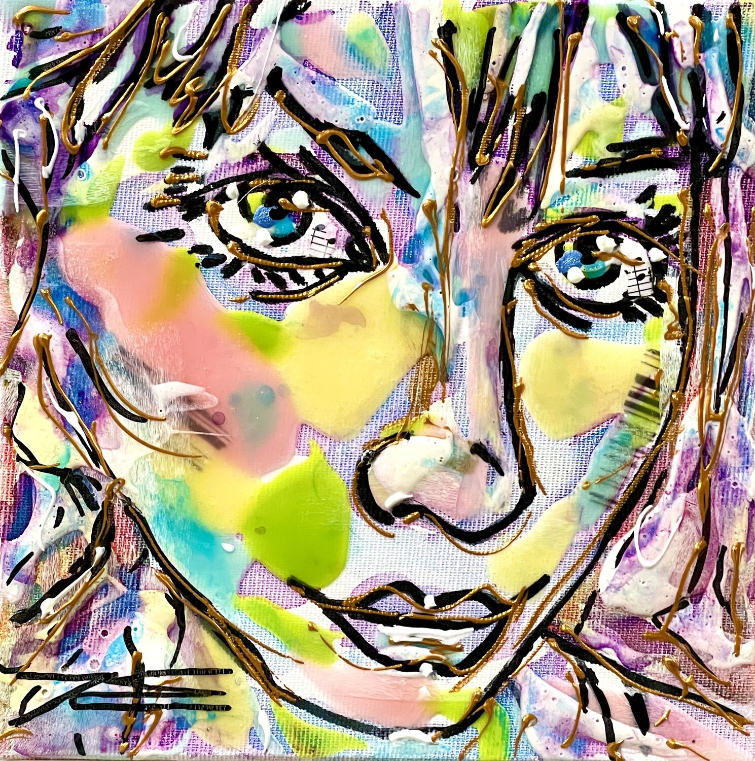 Luca Karine Langevin Kjl Original painting for sale