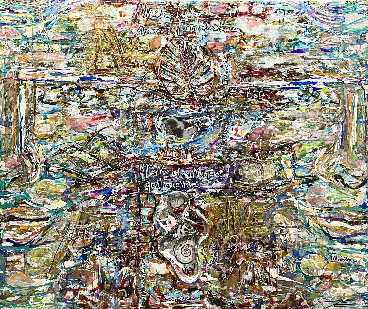 Une Vie Karine Langevin Kjl Original painting for sale
