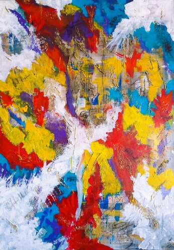 Colors in the rhythm of life by Igor Kotnik, Painting for Sale on Select