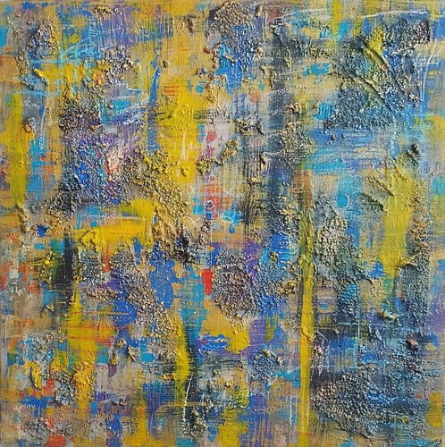 Life as a game-Expressionistic Burst by Igor Kotnik, Painting for Sale on Select