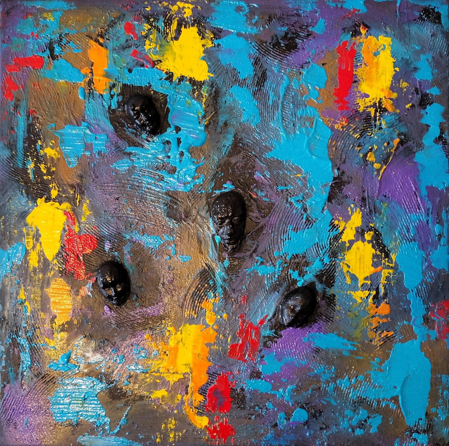 Faces in Color Igor Kotnik Original painting for sale