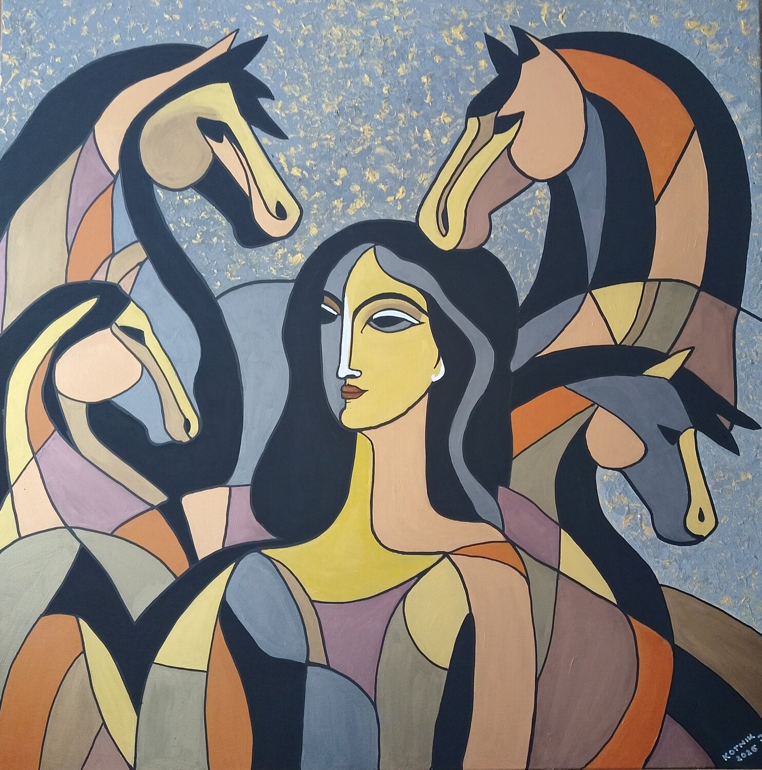 Fragmented Harmony Igor Kotnik Original painting for sale