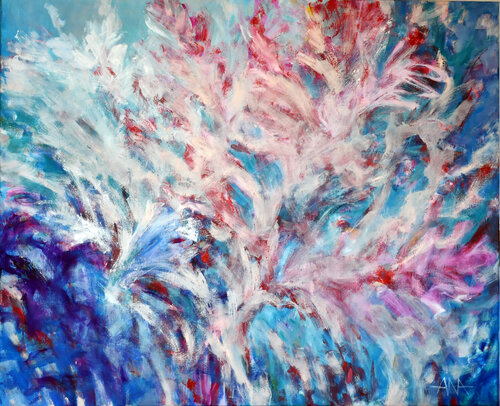 Coral reef by Ana Smarż, Painting for Sale on Select