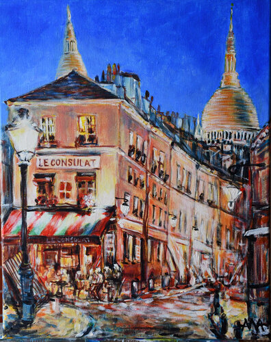 Le Consulat by Ana Smarż, Painting for Sale on Select