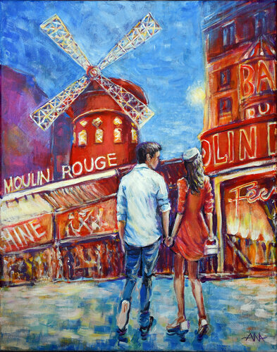 Lost in Paris by Ana Smarż, Painting for Sale on Select
