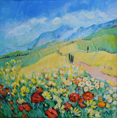 Enchanting Tuscany by Ana Smarż, Painting for Sale on Select