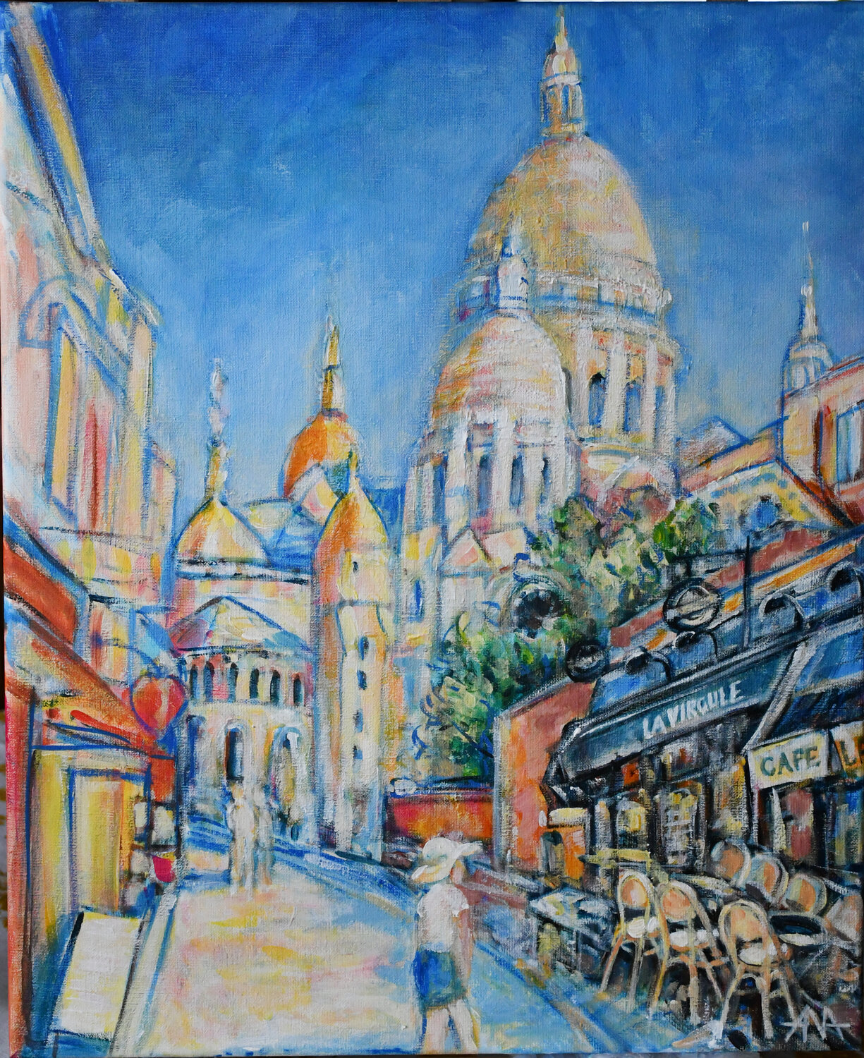 Soul of Montmartre Ana Smarż Original painting for sale