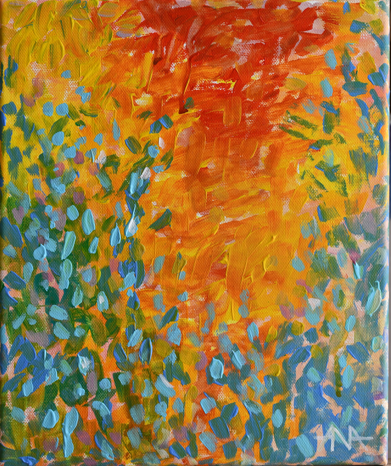 Peak of Summer Ana Smarż Original painting for sale