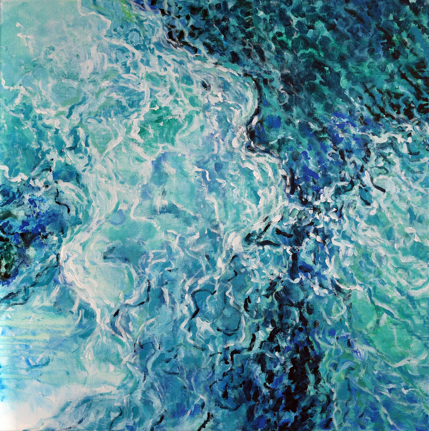 Dance of Waves Ana Smarż Original painting for sale