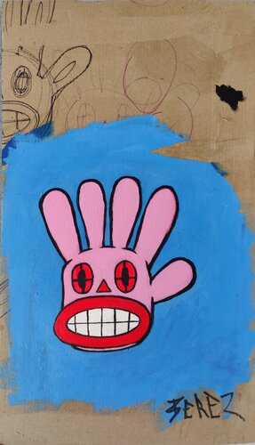 Mr. Fivebunny – First Form by Serge Berezjak, Painting for Sale on Select