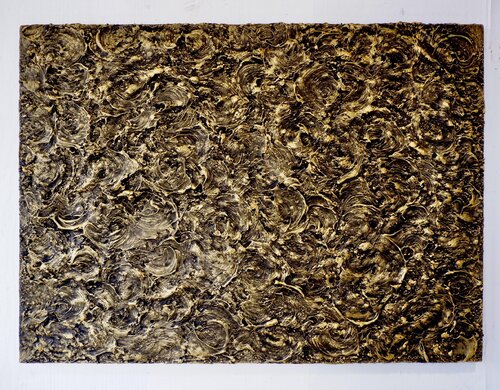 ゴールドとブラックのP20 by yuko kimura, Painting for Sale on Select