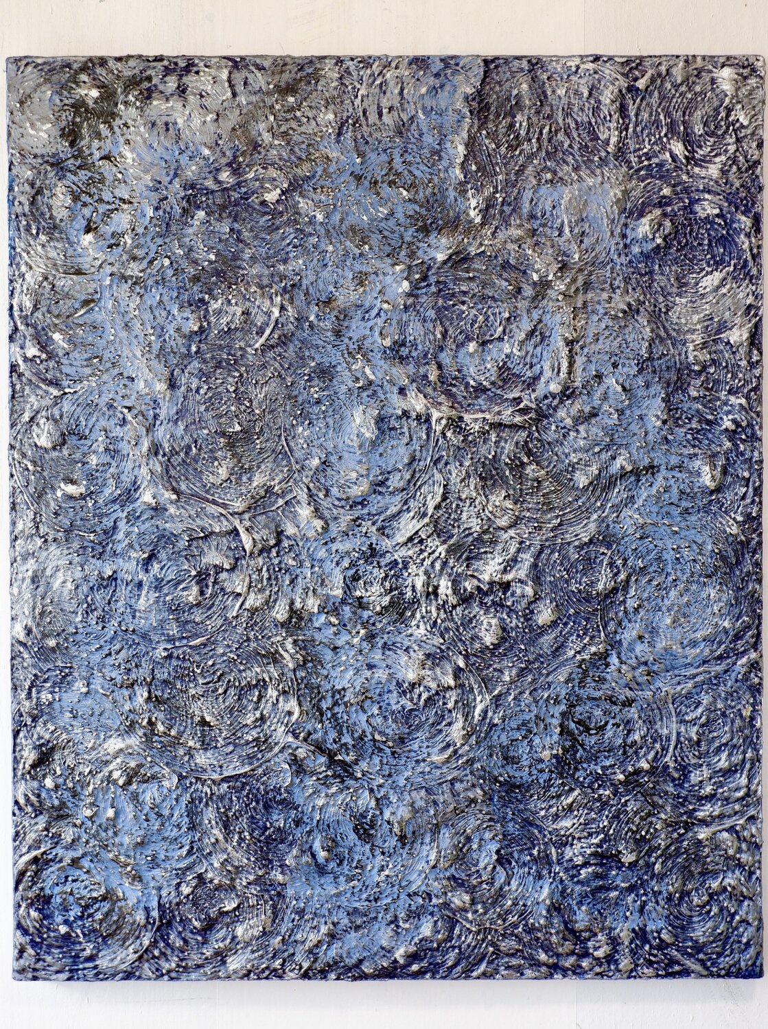 青と銀のF15 yuko kimura Original painting for sale