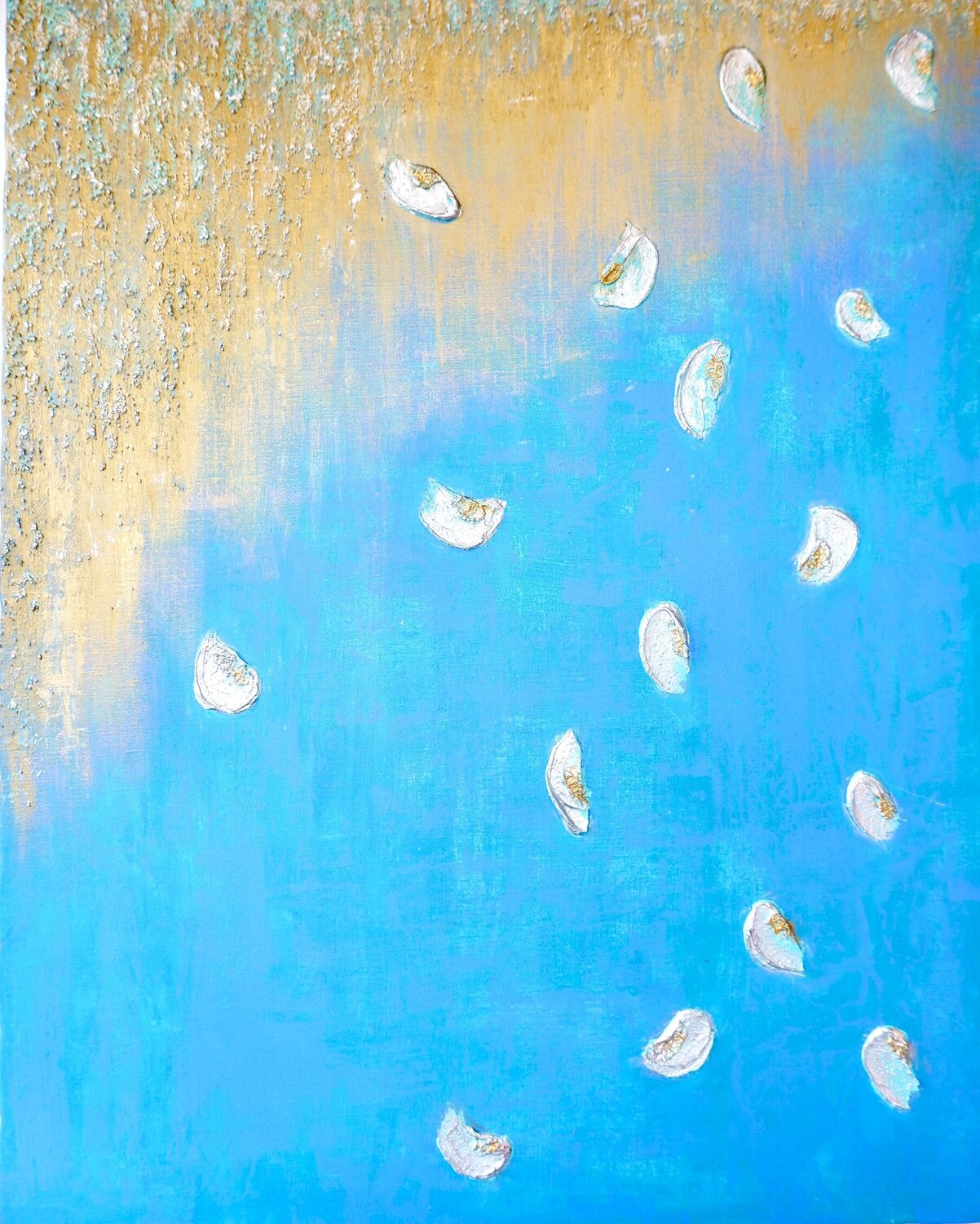 花びらが踊る yuko kimura Original painting for sale