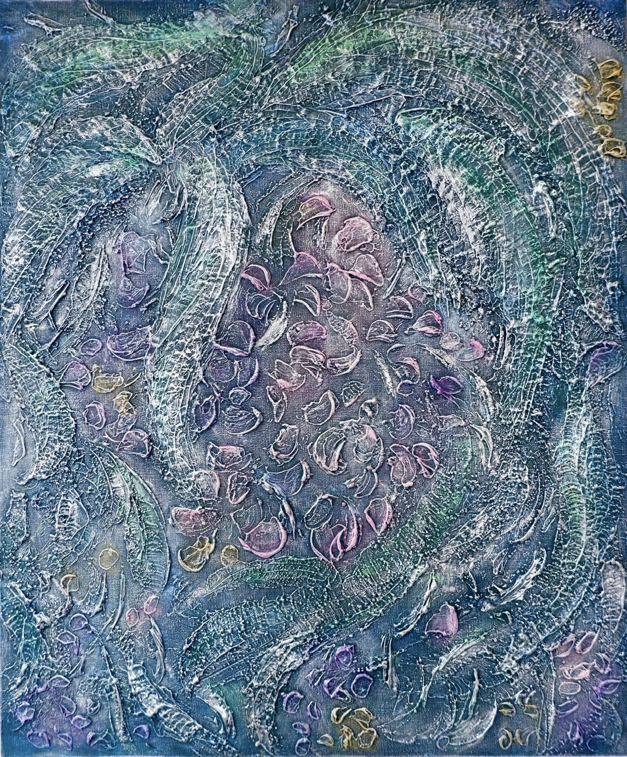 緑の庭 yuko kimura Original painting for sale