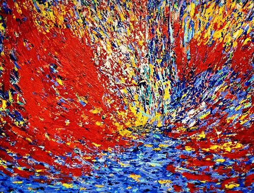Away We Go by Jacquilyn Eusanio, Painting for Sale on Select