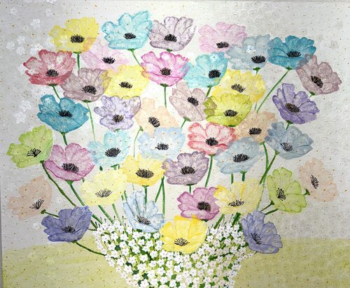 Basket of Sunshine by Jacquilyn Eusanio, Painting for Sale on Select