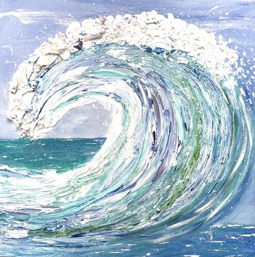 Light Wave by Jacquilyn Eusanio, Painting for Sale on Select