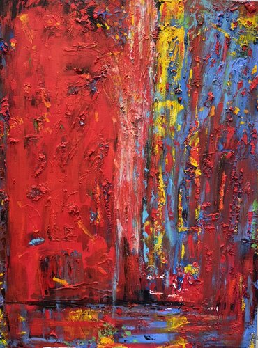 Water On Fire by Jacquilyn Eusanio, Painting for Sale on Select