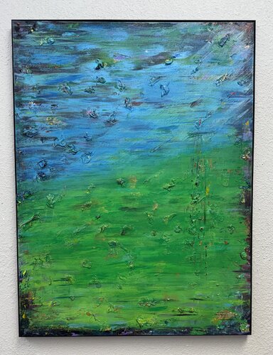 Blue Infinity by Jacquilyn Eusanio, Painting for Sale on Select