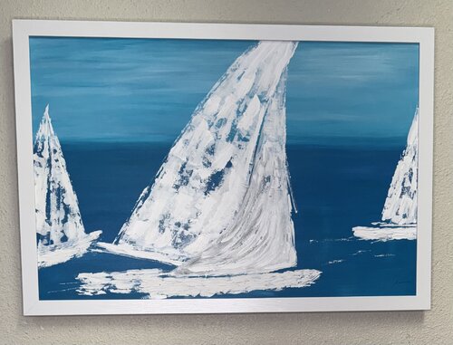 Sail Away by Jacquilyn Eusanio, Painting for Sale on Select