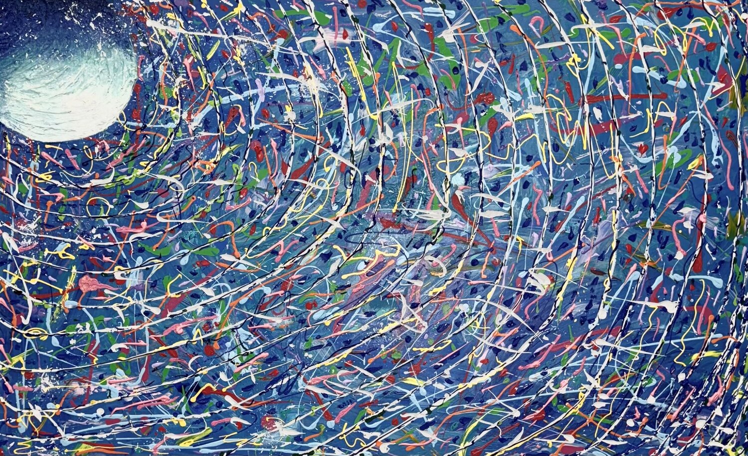 Space Junk Jacquilyn Eusanio Original painting for sale