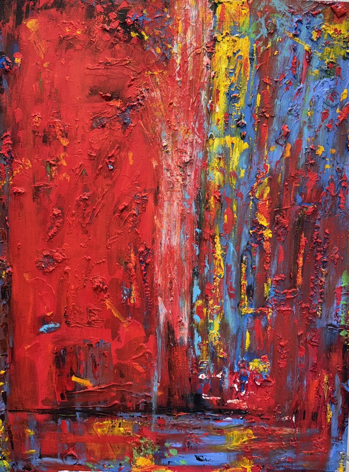 Water On Fire Jacquilyn Eusanio Original painting for sale