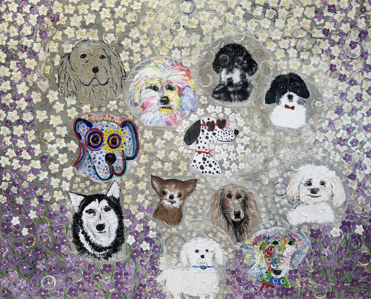 My Favorite Loves Jacquilyn Eusanio Original painting for sale