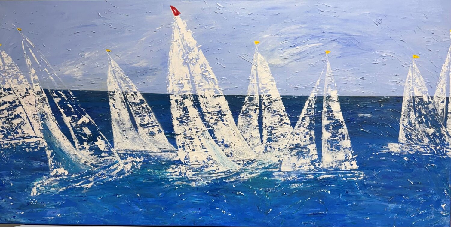 Come Sail with Me Jacquilyn Eusanio Original painting for sale