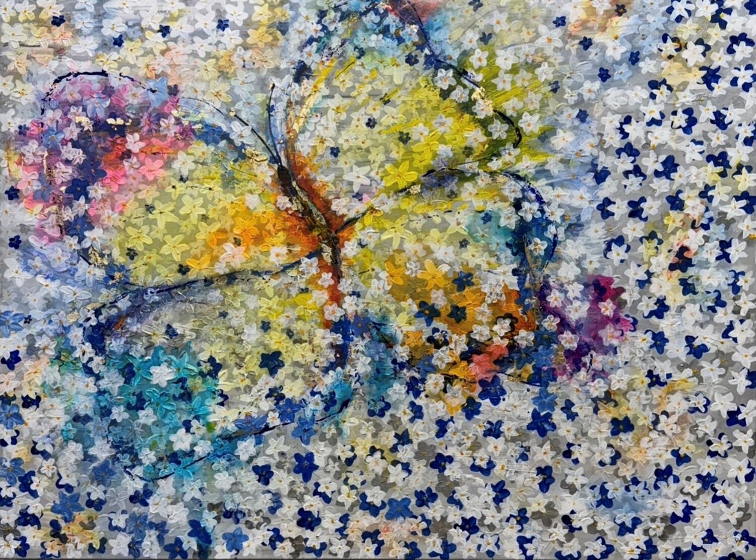 Butterfly Jacquilyn Eusanio Original painting for sale