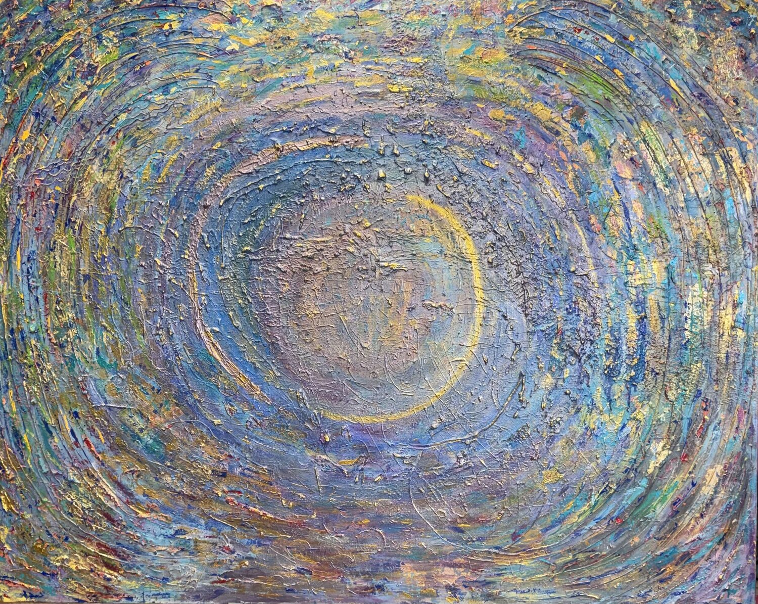 The City Lights Jacquilyn Eusanio Original painting for sale