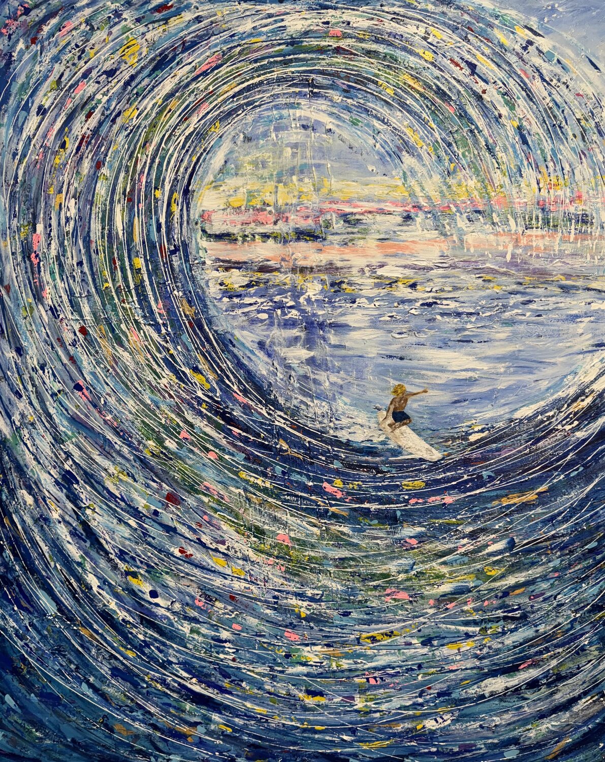 Storm of Life Jacquilyn Eusanio Original painting for sale