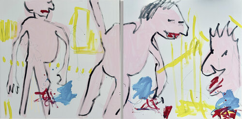 "Tanz im Irrsinn" by simon thon, Painting for Sale on Select