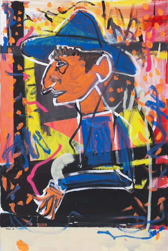 “Beobachter” by simon thon, Painting for Sale on Select