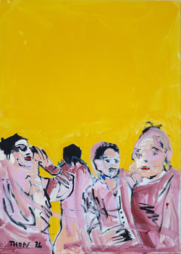 “Gesellschaft” by simon thon, Painting for Sale on Select